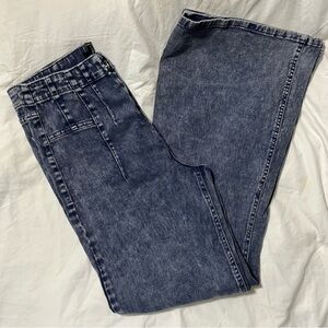 Forever 21 Blue Tie-Dye Denim Jacket